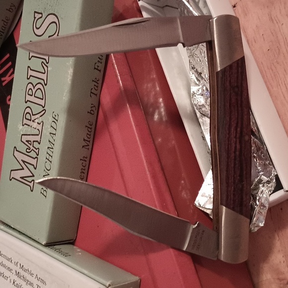 Vintage 90s MARBLES Benchmade knives Ltd.Ed. Muskrat "Indian Dog" by TAK FAKUTA - Picture 3 of 4